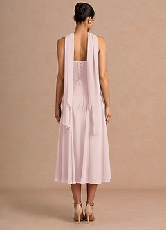 Gabriela Blushing Pink Midi Dress image2
