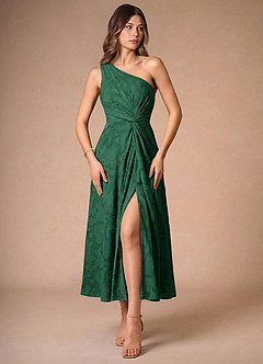 Hermosa Emerald Green Midi Dress image4