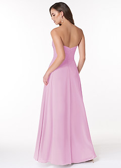 Azazie Arabella Allure Final Sale Candy Pink A-Line Sweetheart Neckline Chiffon Convertible Dress image2