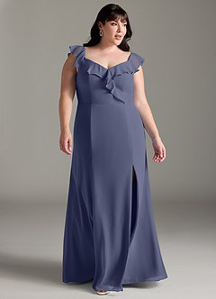 Azazie Sophie Bridesmaid Dresses Stormy A-Line Off the Shoulder Chiffon Convertible Dress image9