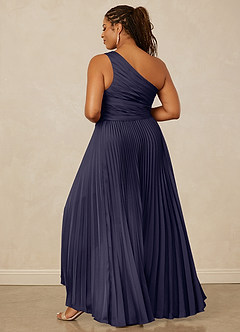 Christian Siriano Bridal for Azazie 1008 Bridesmaid Dresses Stormy A-Line One Shoulder Stretch Satin Dress image14
