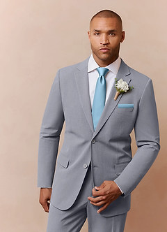 front Stretch Satin Wide Tie and Pocket Square Set