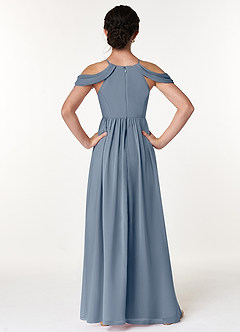 Azazie Seneca Junior Twilight A-Line Off the Shoulder Chiffon Dress image2