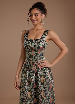 Maxi jurk Adele Middernachttuin image9