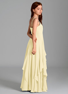 Azazie Karan Junior Vestido Sorvete De Limão de Chiffon de Linha A image6