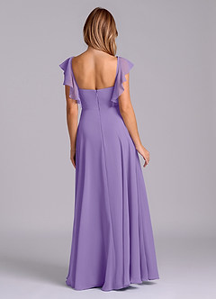 Azazie Leilani Bridesmaid Dresses Tahiti A-Line Pleated Chiffon Dress image2