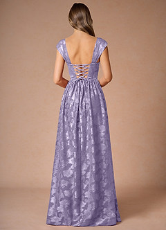 Hazel Lilac Pleated Maxi Dress image3