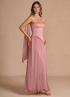Robe Longue Rose Clair Tierney image4