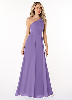 Azazie Dallas Jurken voor bruidsmeisjes Jurk van Chiffon met A-Lijn One-Shoulder Tahiti image3