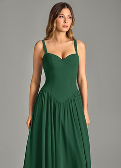 Azazie Evadina Suknie dla druhen Linia A Gorset Szyfon Do ziemi Sukienka image6