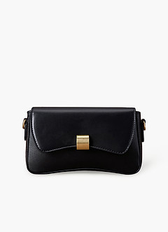 front Chic Solid Color Underarm Bag