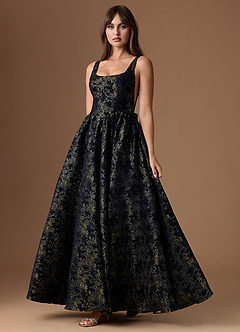 Bea Gilded Midnight Gown image4