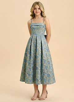 front Azazie Florentine Junior Formal Dress