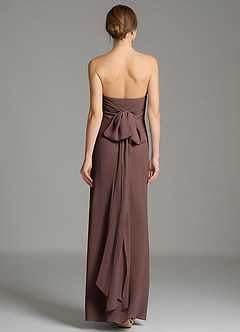 Azazie Ailanie Final Sale Bermuda Mermaid Strapless Chiffon Dress image2