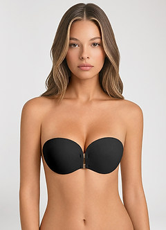 front Cubrepezones push-up con doble cierre frontal