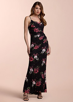 green emerald velvet dress Lara Dresses 29783 Long Lace Applique Evening Formal Dress – The Dress  Outlet main image 1