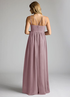 Azazie Emree Maternity Bridesmaid Dresses A-Line Chiffon Floor-Length Dress image4