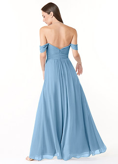 Azazie Millie Final Sale Agave A-Line Sweetheart Neckline Chiffon Convertible Dress image4