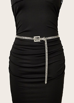 front Rhinestone Dazzle Belt