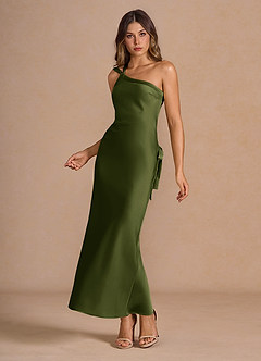 Monroe Olive Green Maxi Dress image3