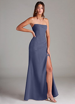 Azazie Leonis Bridesmaid Dresses Stormy Sheath Strapless Chiffon Convertible Dress image8