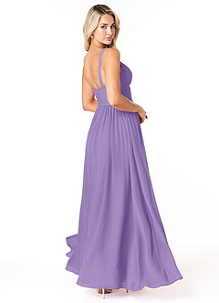 Azazie Chanel Bridesmaid Dresses Tahiti A-Line Pleated Chiffon Dress image5