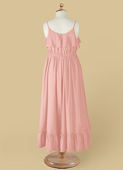 Azazie Karmen Flower Girl Klänningar Klänning A-Line i Chiffong Ruched image10