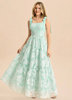 front Azazie Elara Junior Formal Dress