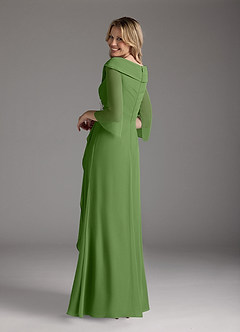 Azazie Jaycee Klänningar till brudens mor Klä A-Line i Chiffong Basilika image2