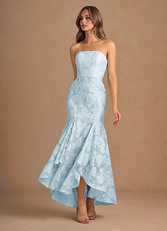 Avina Pale Blue Maxi Dress | Azazie