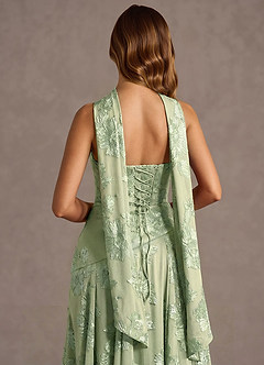 Gabriela Light Green Maxi Dress image7