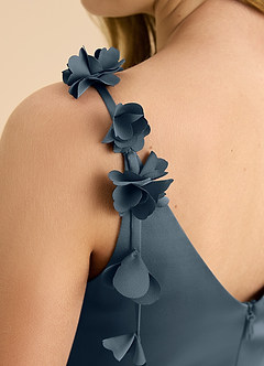 Azazie Gumdrop Junior Klä av Imperium i Stretch Satin Plisserad image8