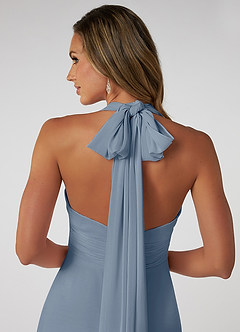 Azazie Fifi Bridesmaid Dresses Twilight A-Line Strapless Chiffon Convertible Dress image4