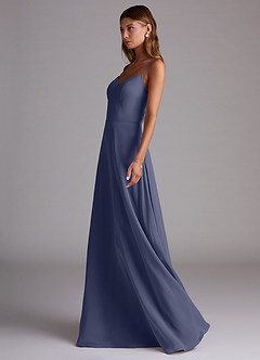 Azazie Marley Bridesmaid Dresses Stormy A-Line Off the Shoulder Chiffon Convertible Dress image6