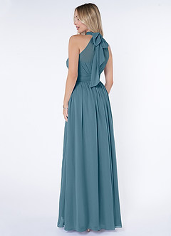Azazie Iman Bridesmaid Dresses Bermuda A-Line A-Line Ruched Chiffon Dress image5