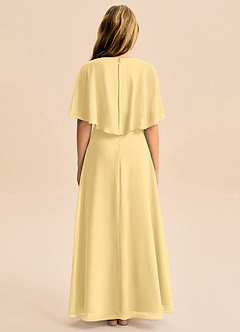 Azazie Maris Junior Butter A-Line Chiffon Dress image2