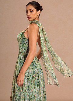 Kleid Lolla Grüne Blumen image2