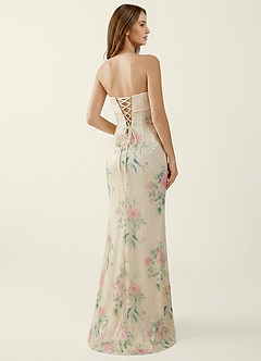 Serafina White Sequins Corset Mermaid Prom Dress image2
