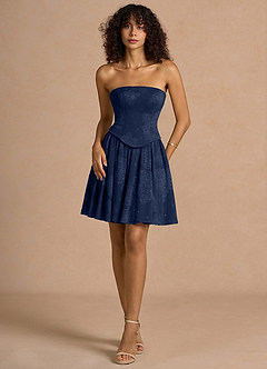 Isaura Powder Pink Mini Dress image1