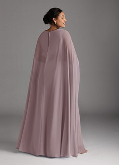 Azazie Isa Mother of the Bride Dresses Dusk A-Line V-Neck Pleated Chiffon Dress image8
