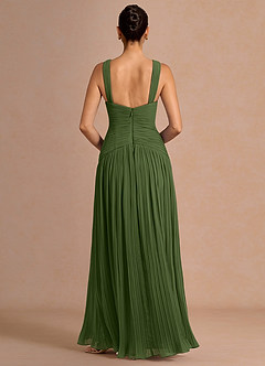 Maxi jurk Lupita Olijf image2
