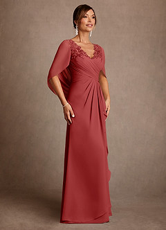 Azazie Santa Clara vestidos de madre de la novia Vestido de Óxido de Encaje de Corte en A image3