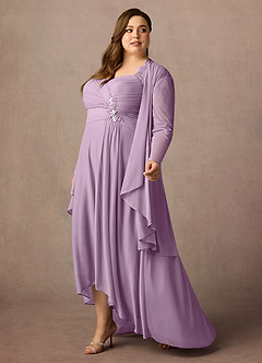 Azazie Anne Mother of the Bride Dresses Wisteria Sheath Sweetheart Sequins Lace Dress image13
