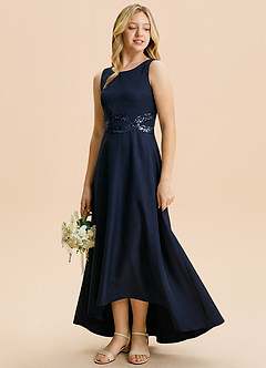 front Azazie Aurelia Junior Formal Dress