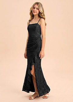 front Azazie Buzzy Junior Formal Dress