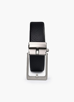 front Heren gekorrelde leren riem