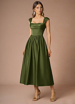 Dana Olive Midi Dress image1