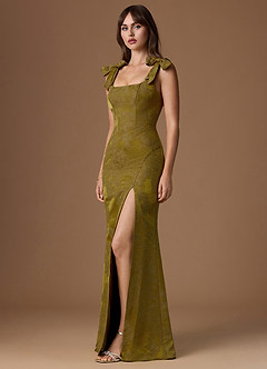 Arlene Golden Moss Maxi Dress image3