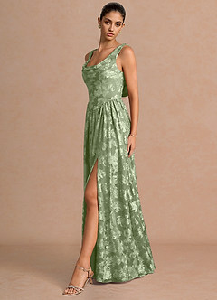 Novi Light Green Maxi Dress image4