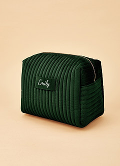 front Bolsa de maquillaje con nombre personalizado